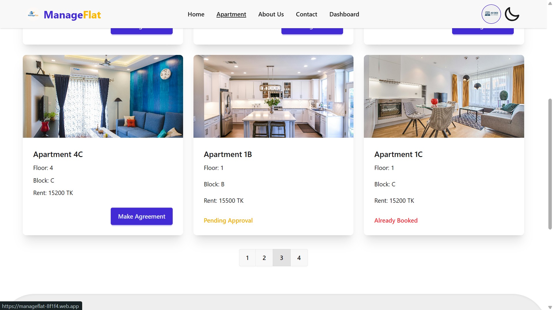 FlatManage screenshot 2