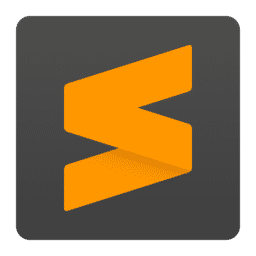 Sublime Text logo — sophisticated text and code editor for Mac