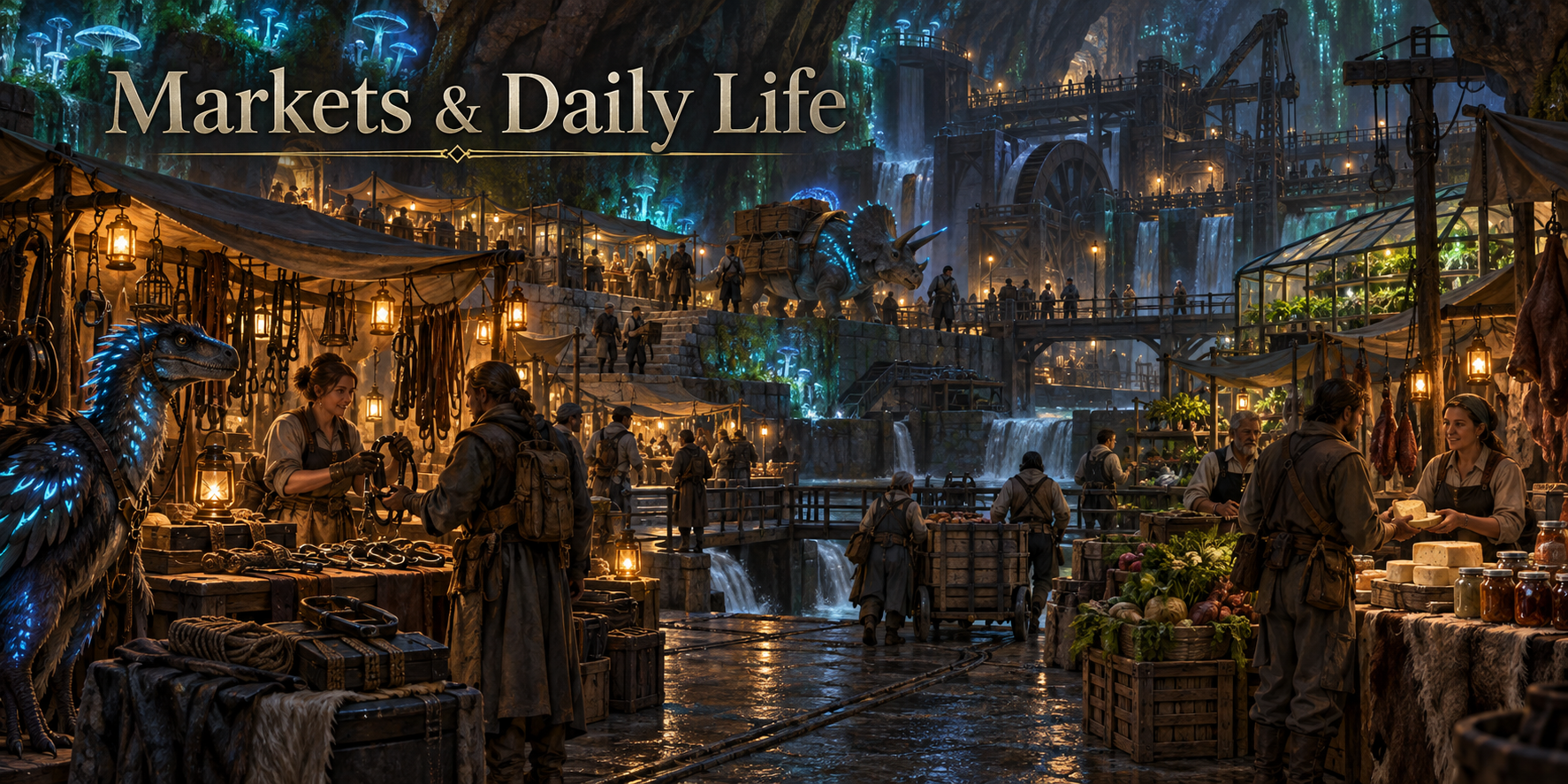 Markets, neighbors, workers, and animals sharing daily life in the Three Bends