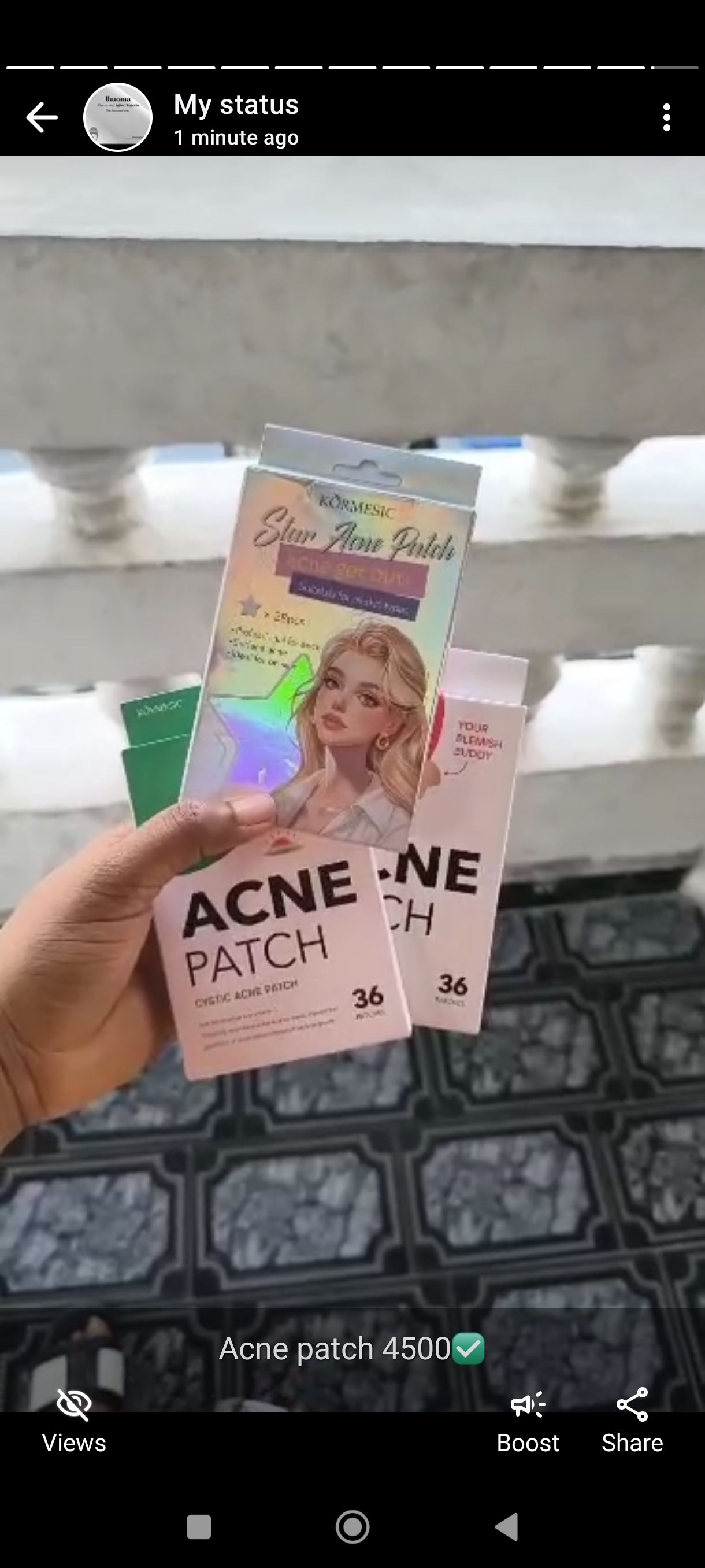 Acne patch