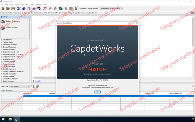 Hydromantis Capdet Works 5 0 2