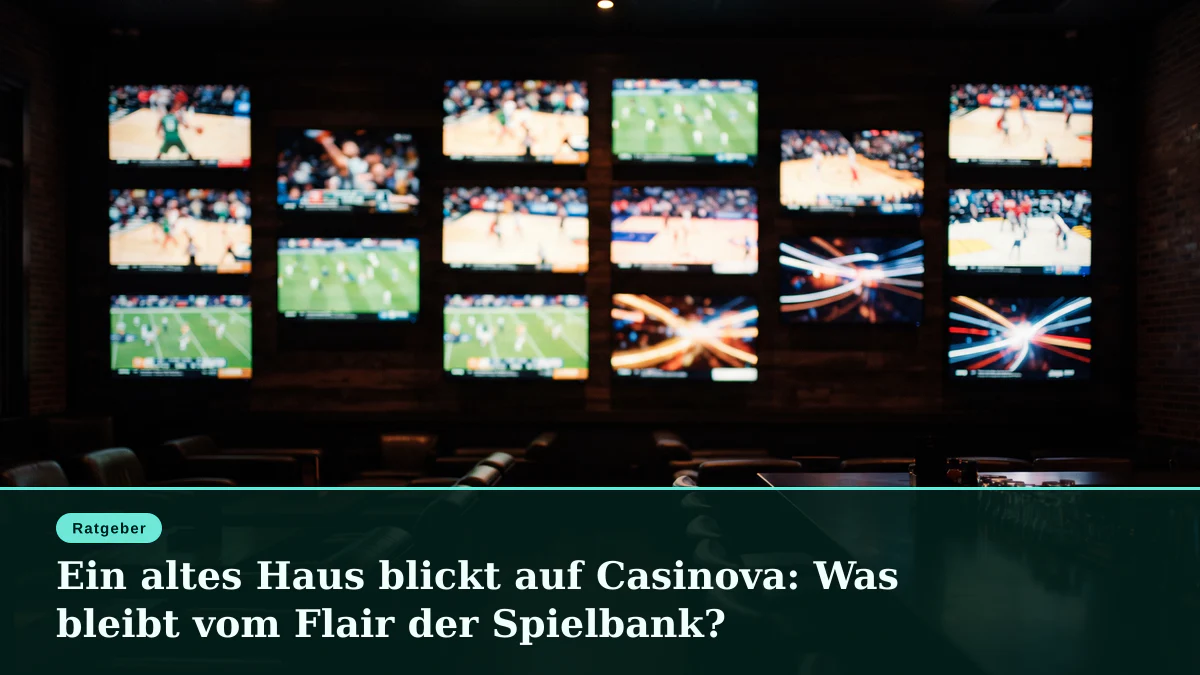 Ein altes Haus blickt auf Casinova: Was bleibt vom Flair der Spielbank?