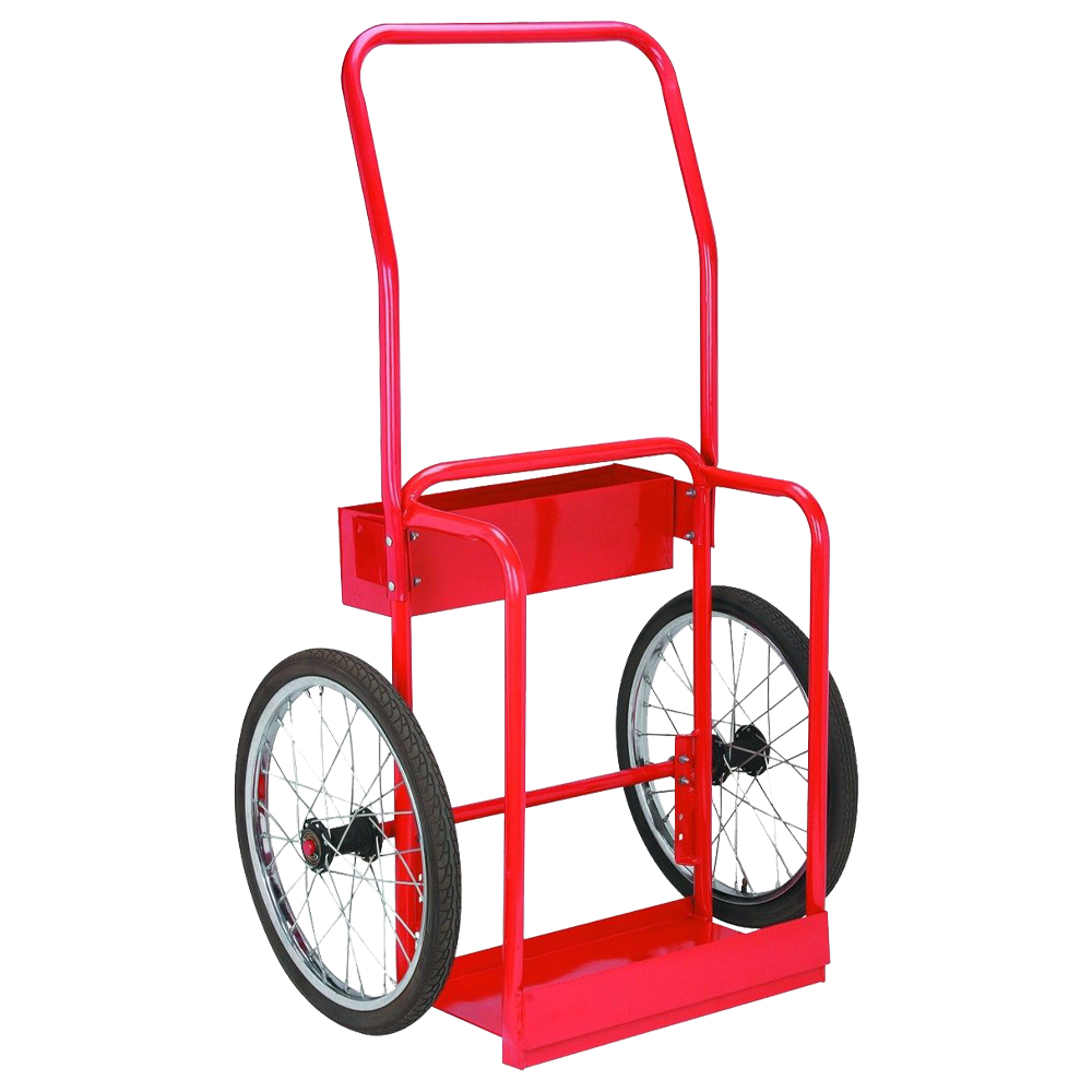 Gas Cylinder Bottle Bike Wheel Trolley - 500mm Wide, 460mm Wheels
