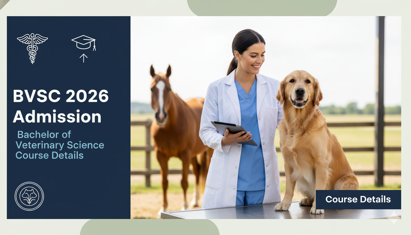 BVSC 2026 Admission: Bachelor of Veterinary Science Course Details