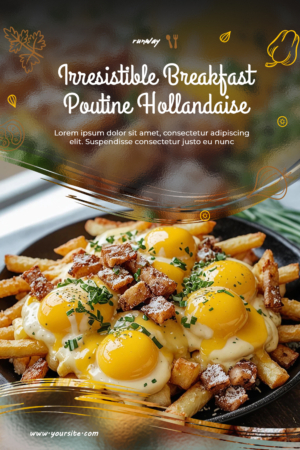 Irresistible Breakfast Poutine Hollandaise Sauce Recipe