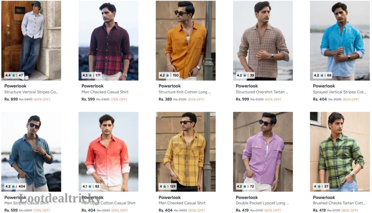 Powerlook Shirts At – Just 85% OFF | Best Deal