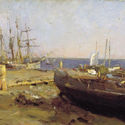Рыболовецкие суда в Архангельске 1894