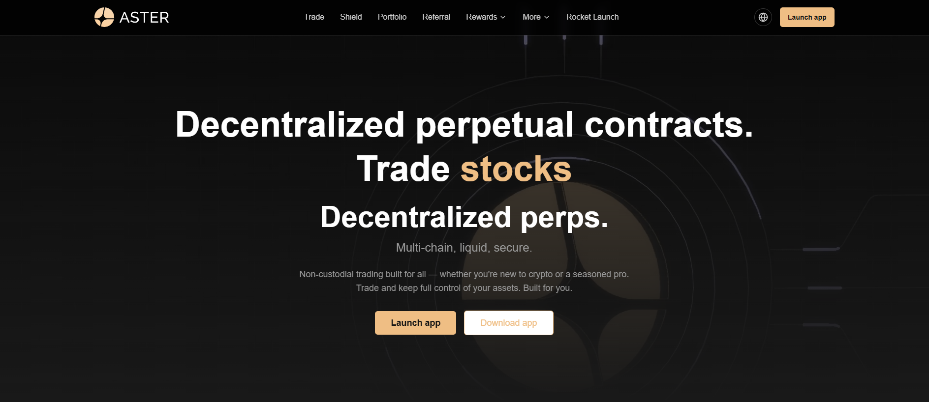 Screenshot of asterdex-app.run