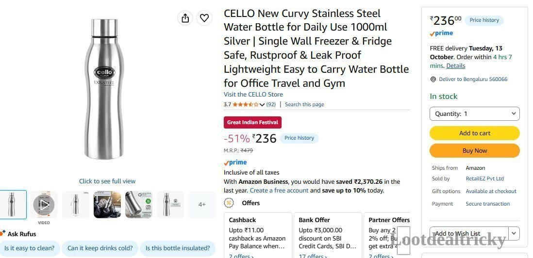236 Amzn To – Just ₹236 | Loot Ka Maal