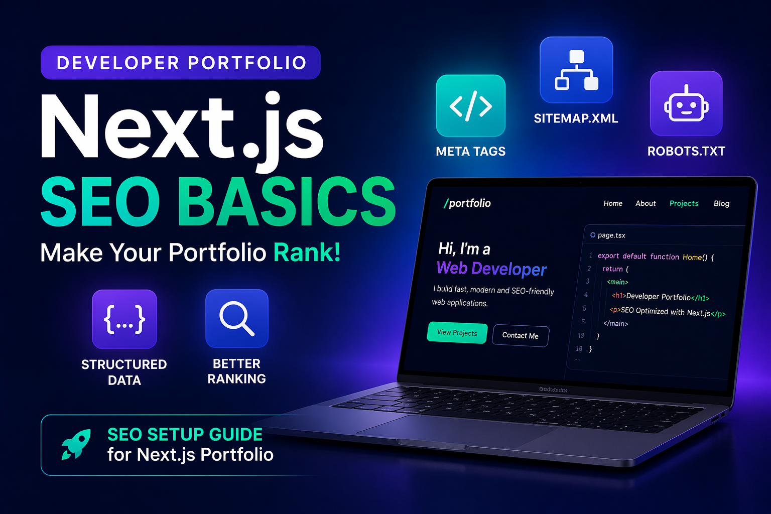Next.js SEO Basics for a Developer Portfolio