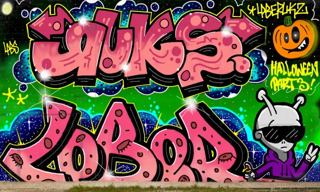 Graffiti artwork by LPBER