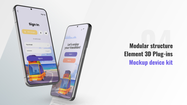 App Presentation Android Mockup App Presentation Android Mockup