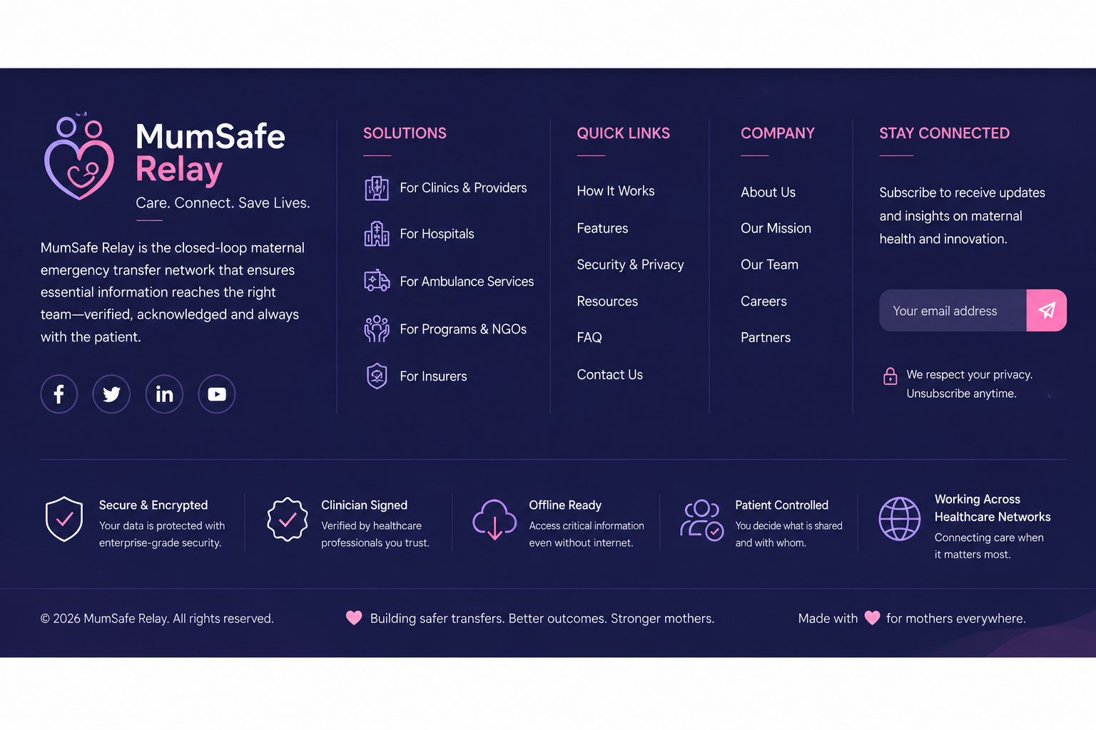 MumSafe Relay: The Closed-Loop Maternal Emergency Transfer Network
