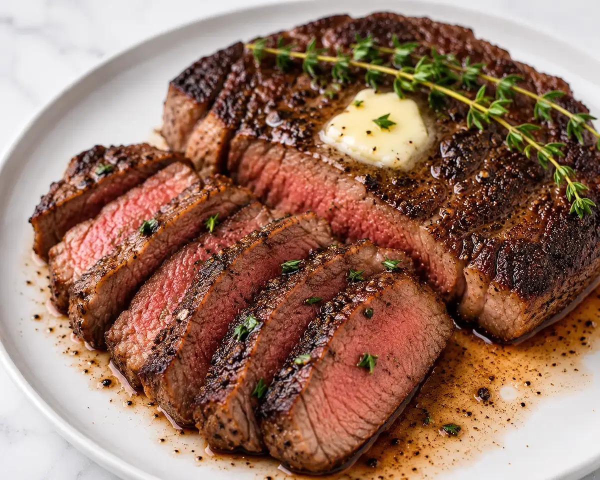 Perfectly Seared Ribeye Achieved in Air Fryer