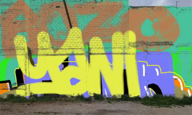 Graffiti artwork by Yank