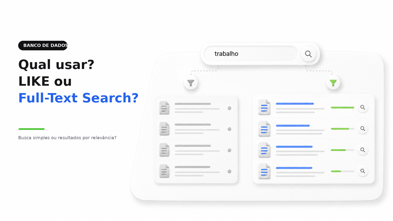 Imagem 1 de LIKE ou Full-Text Search: qual usar nas buscas do sistema?