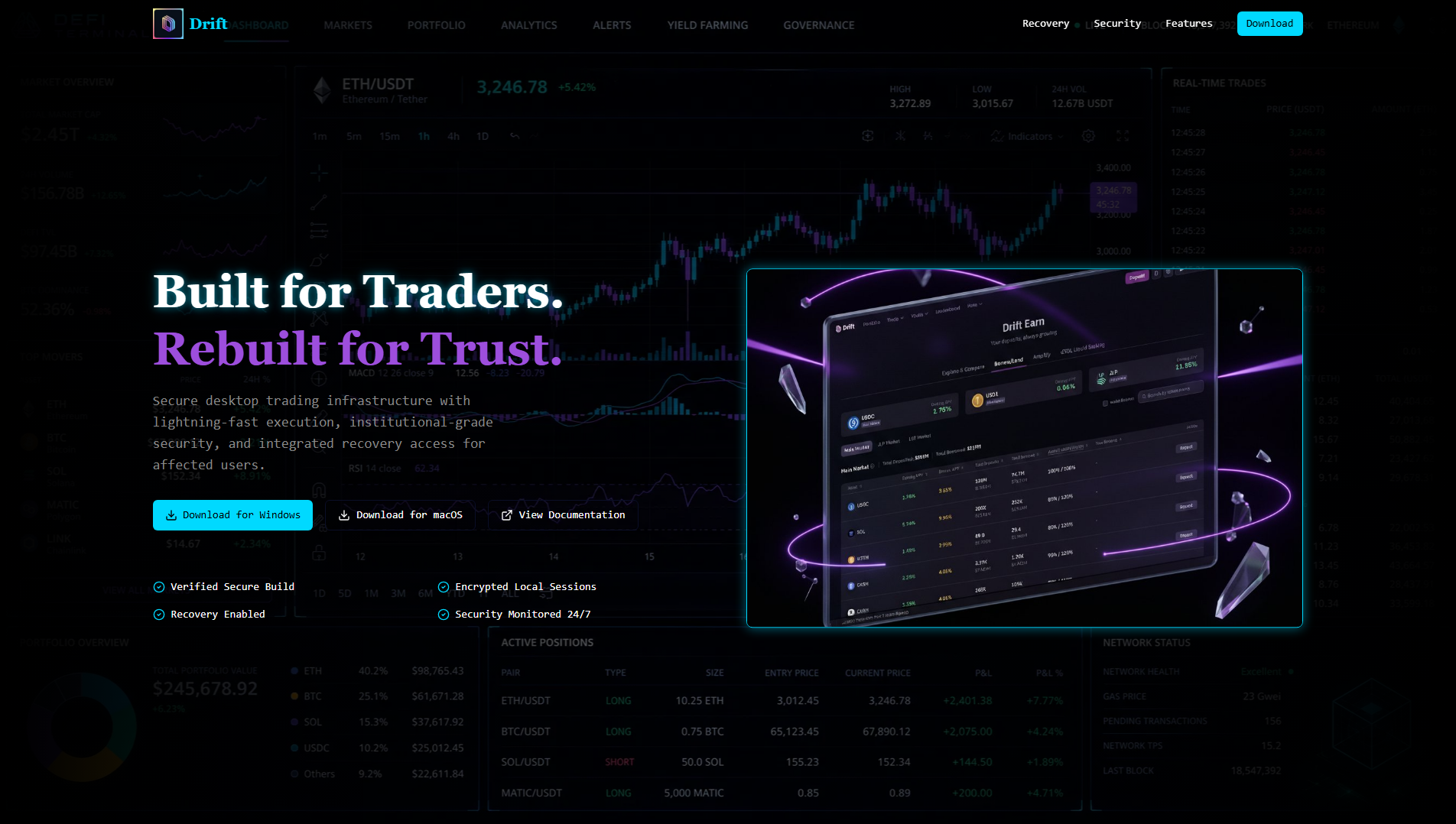 Screenshot of driftprotocoldesktop.live