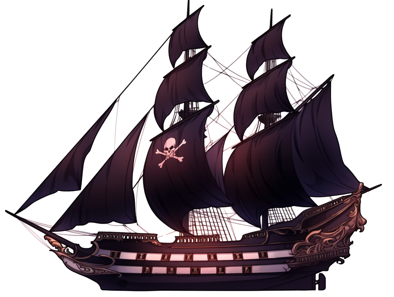 Ship sailing