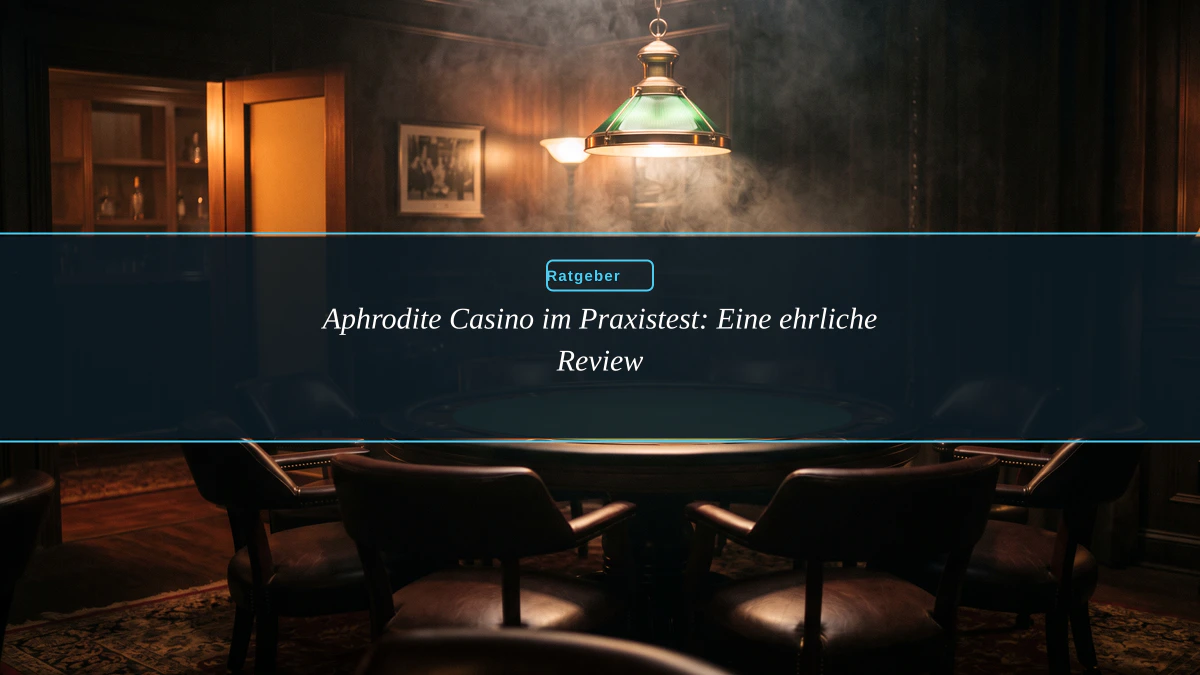 Aphrodite Casino im Praxistest: Eine ehrliche Review