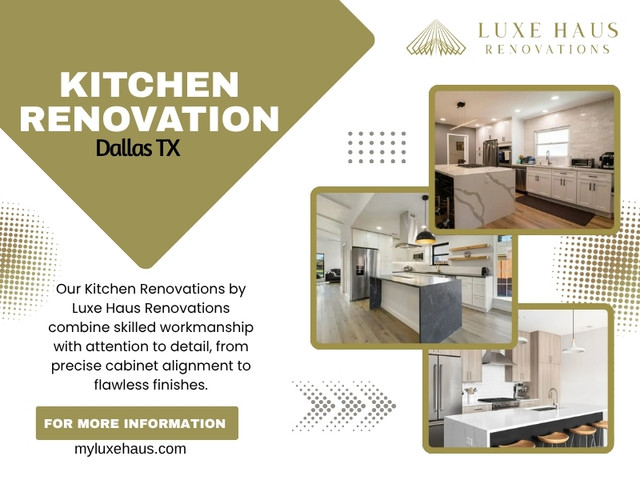 At Luxe Haus Renovations Dallas, many Kitchen renovation Dallas TX projects end up proving the same point—small, thoughtful changes often create the most noticeable improvement in everyday living.

Click here for more information: https://myluxehaus.com/locations/dallas/

Luxe Haus Renovations

Address: 3700 McKinney Ave #208, Dallas, TX 75204, United States
Phone: +1 (972) 460-5737

Read Our Blogs:
https://luxehausrenovations.wordpress.com/
https://generalcontractorplanotx.medium.com/
https://myluxehaus.brushd.com/

More Links:
https://myurls.co/myluxehaus
https://www.ted.com/profiles/51030610
https://myanimelist.net/profile/myluxehaus