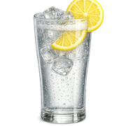 Copa de gin con limón