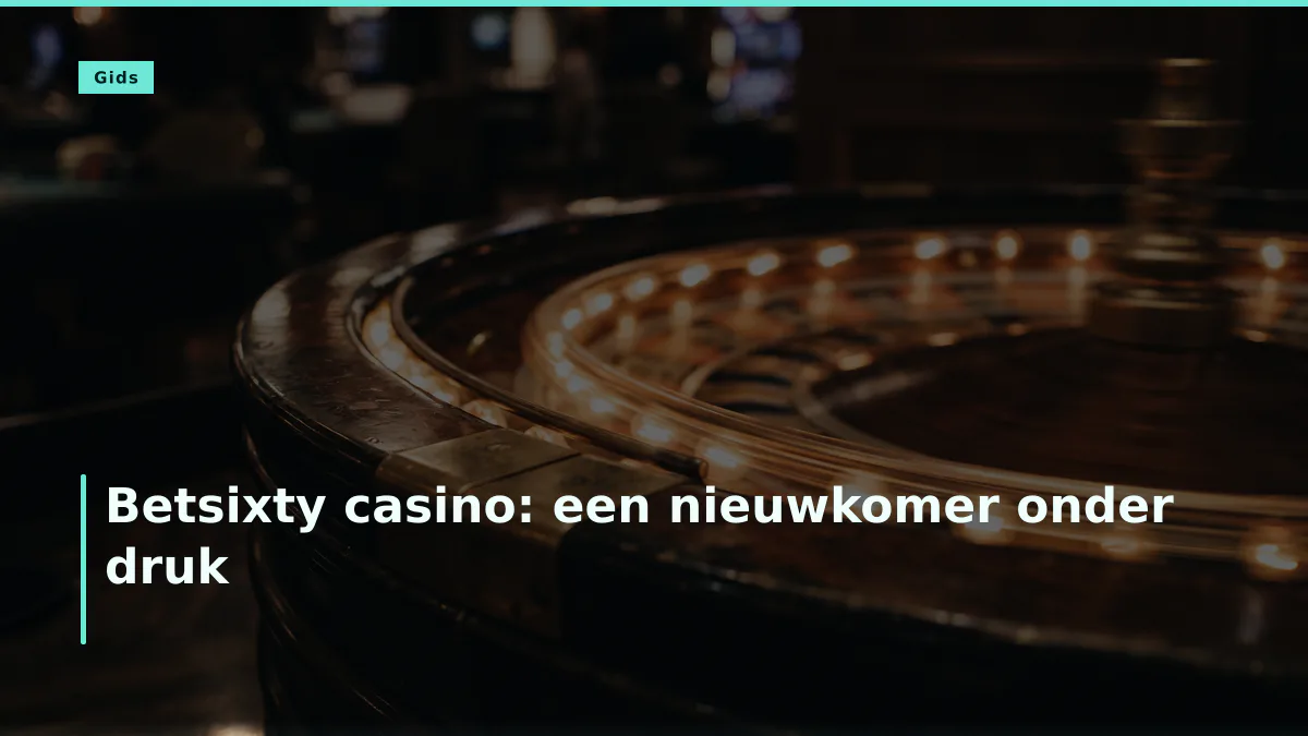 Betsixty casino: een nieuwkomer onder druk