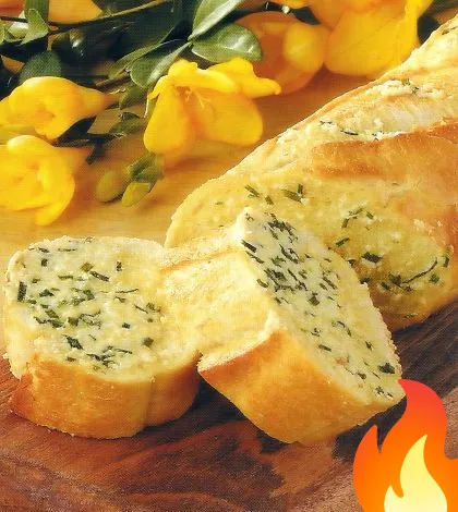 Постер Хлеб чесночно-луковый