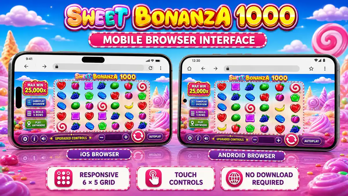 Sweet Bonanza 1000 mobile-optimized free demo browser interface