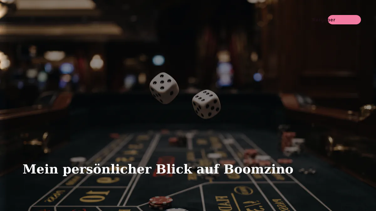 Mein persönlicher Blick auf Boomzino