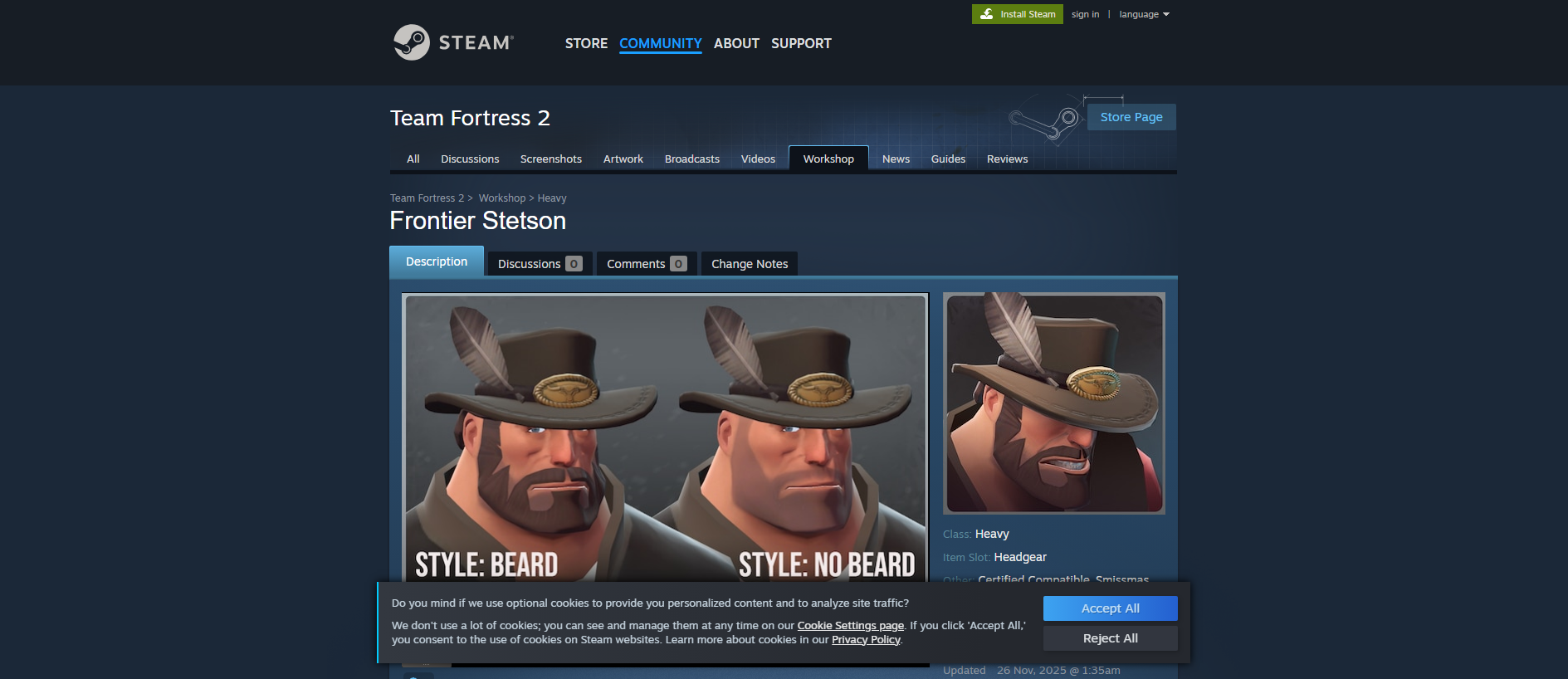 Screenshot of store.workshopvalvemods.com