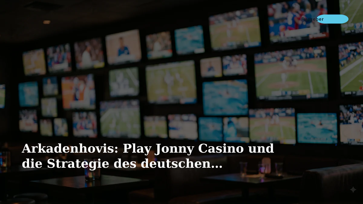 Arkadenhovis: Play Jonny Casino und die Strategie des deutschen Spielanbieters