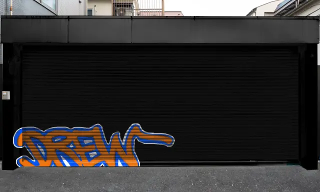 Graffiti artwork by Drew