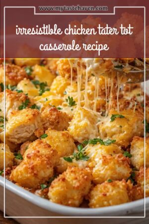irresistible chicken tater tot casserole recipe
