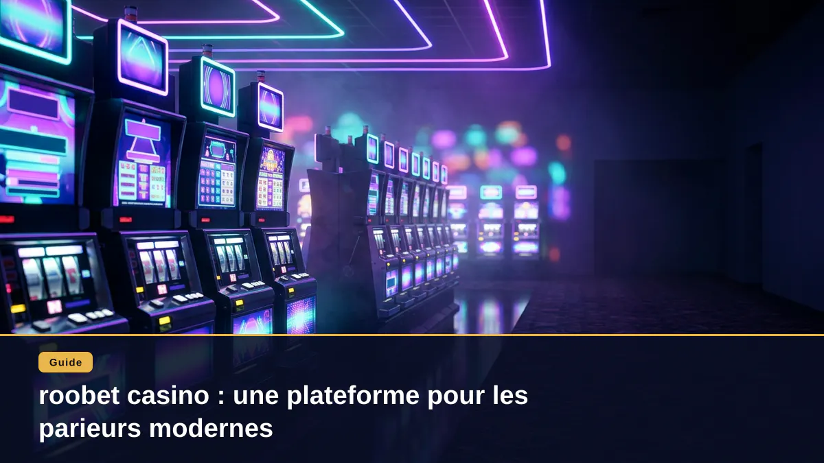 roobet casino : une plateforme pour les parieurs modernes