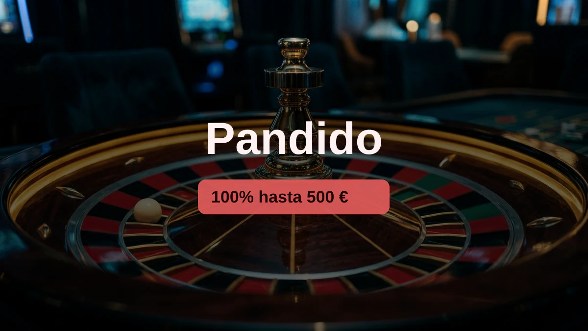 Pandido casino — bono de bienvenida 100% hasta 500 €, pagos: Skrill, Neteller, Paysafecard, Revolut, MiFinity