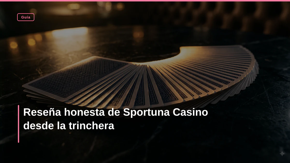 Reseña honesta de Sportuna Casino desde la trinchera
