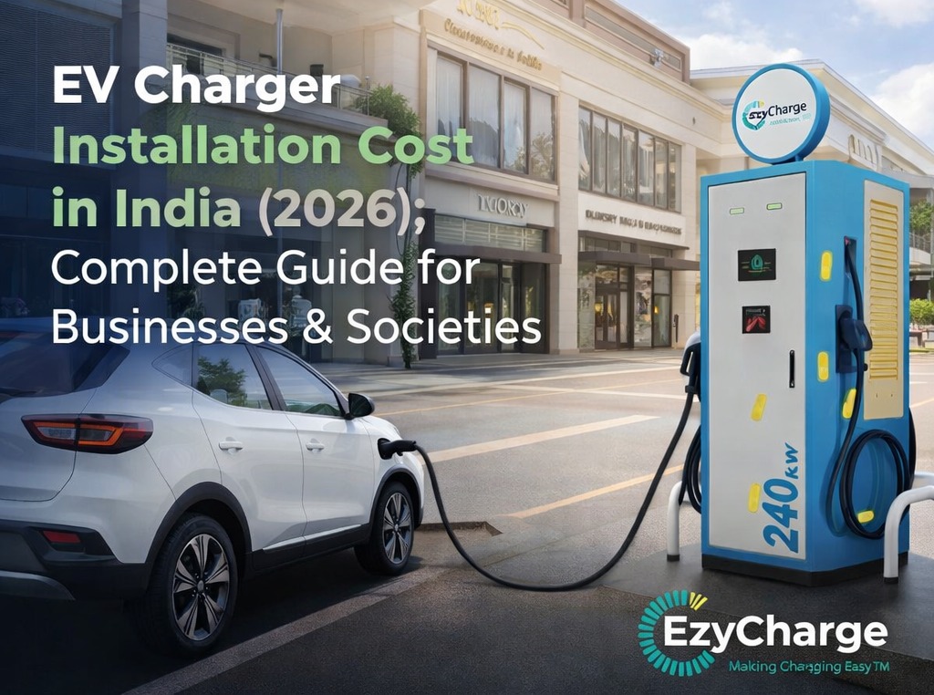 EV Charger Installation Cost in India (2026): Complete Guide for Businesses & Societies