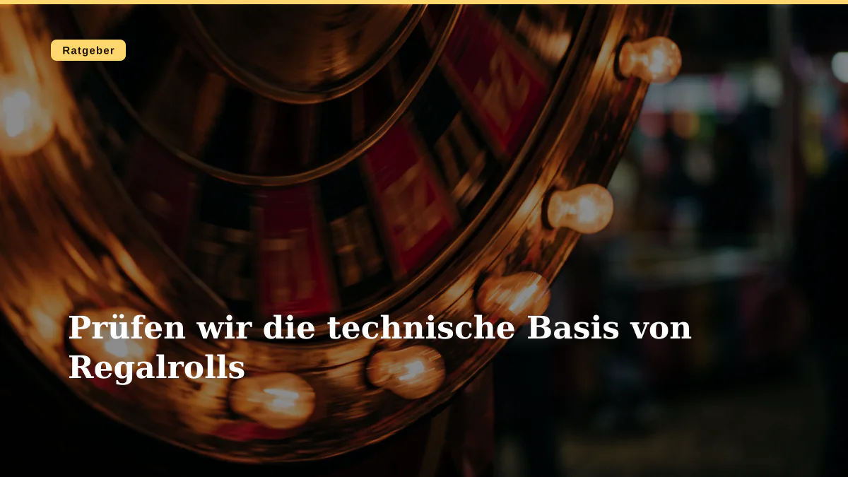 Prüfen wir die technische Basis von Regalrolls