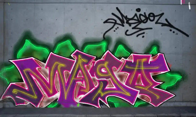 Graffiti artwork by mago