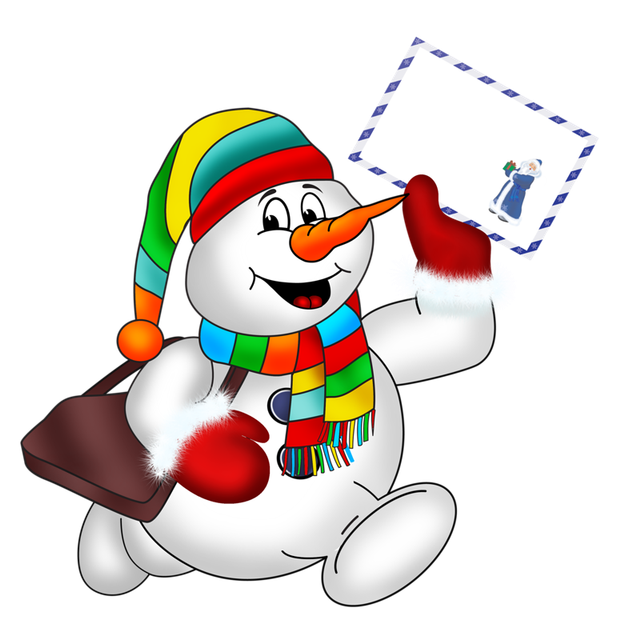 Snowman-mailman