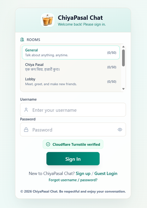 Login