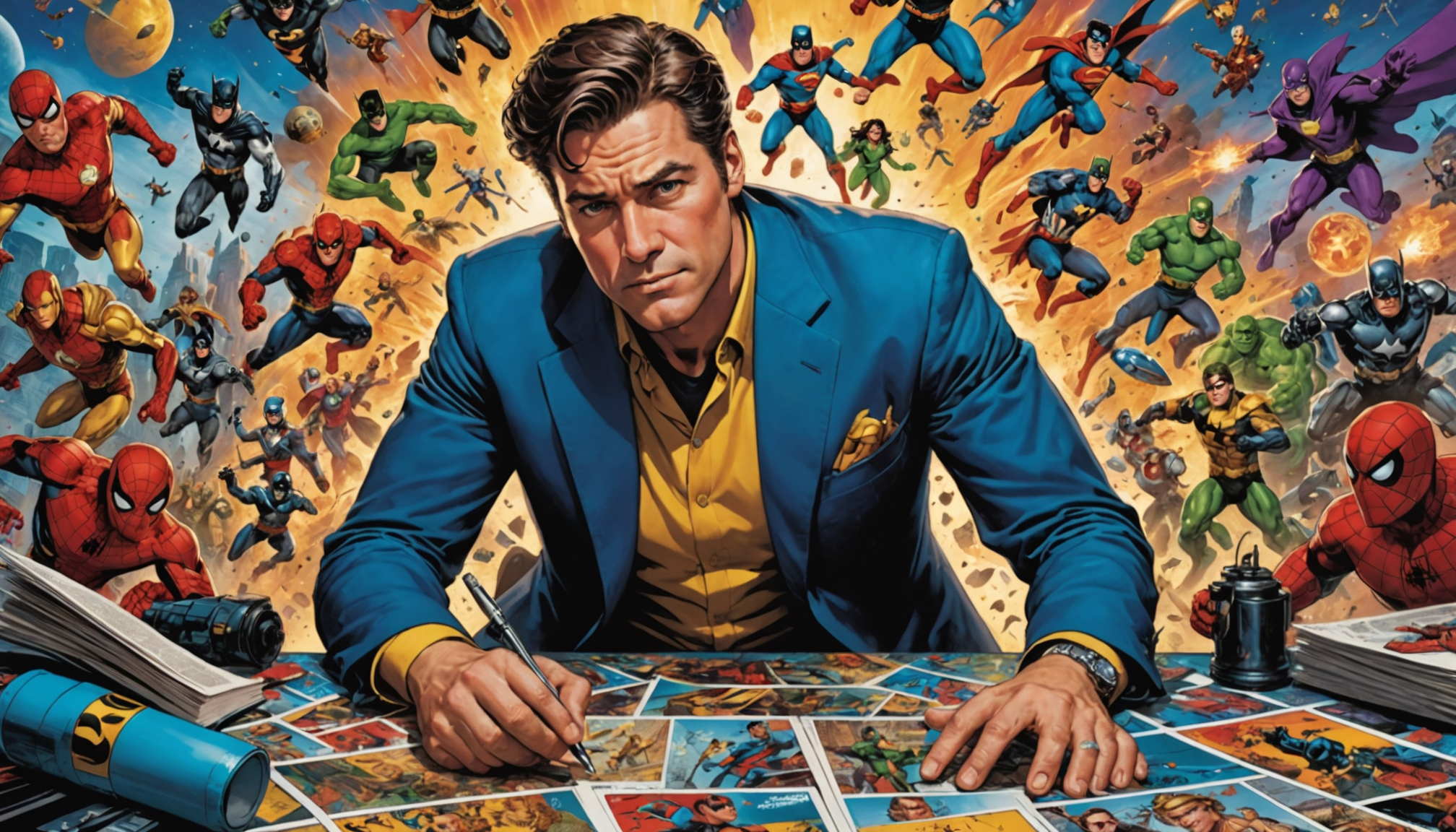 A comic book legend inspiring creativity through iconic illustrations.