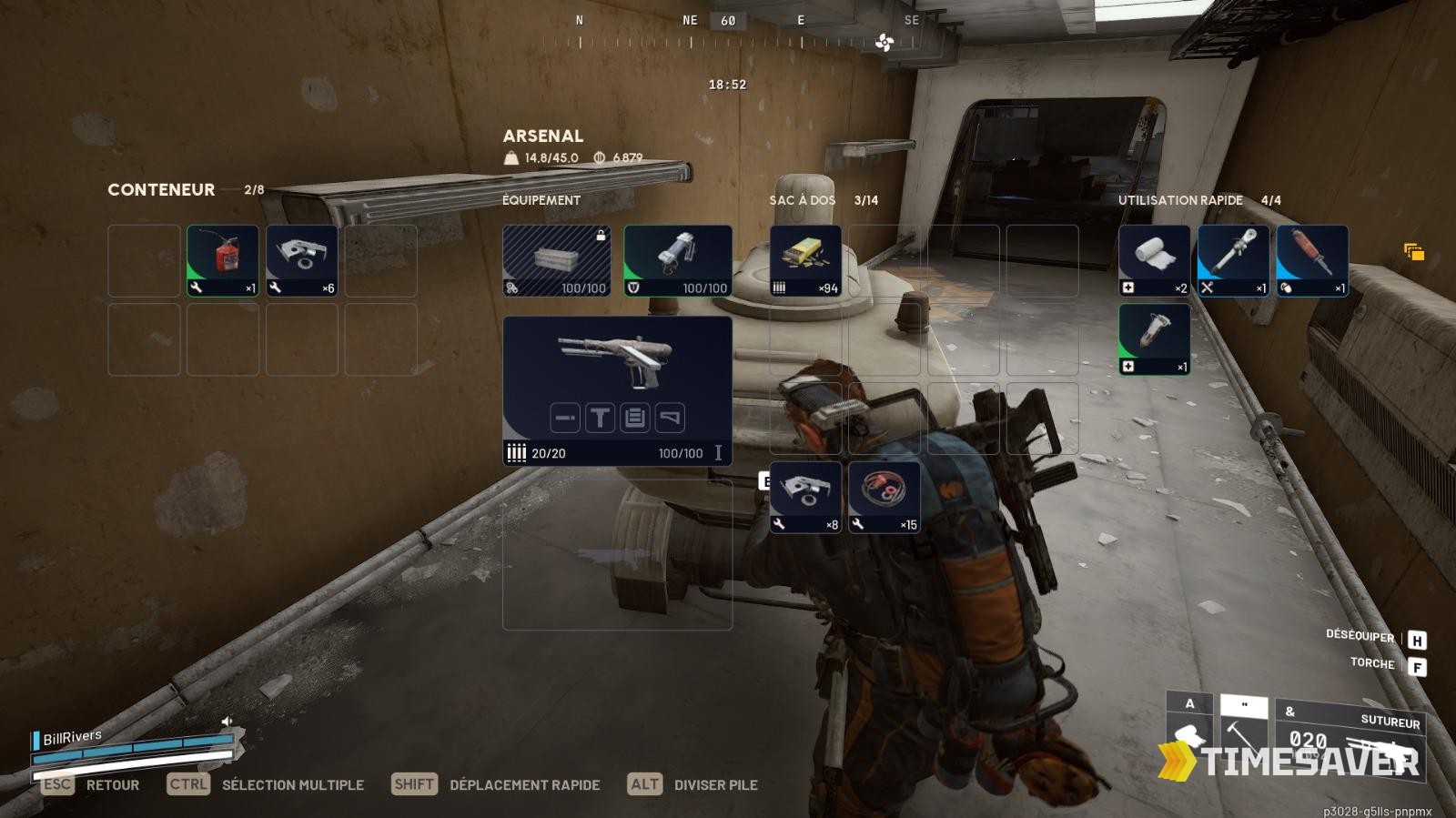 ARC Raiders best loot locations — looting a container and backpack for crafting materials