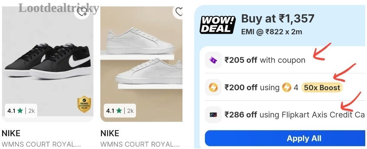 Big Loot Nike – Just ₹1357 | Loot Deal