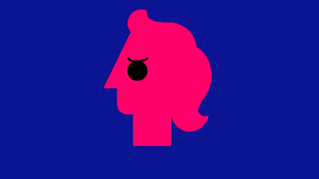 Angry Pink P-Head