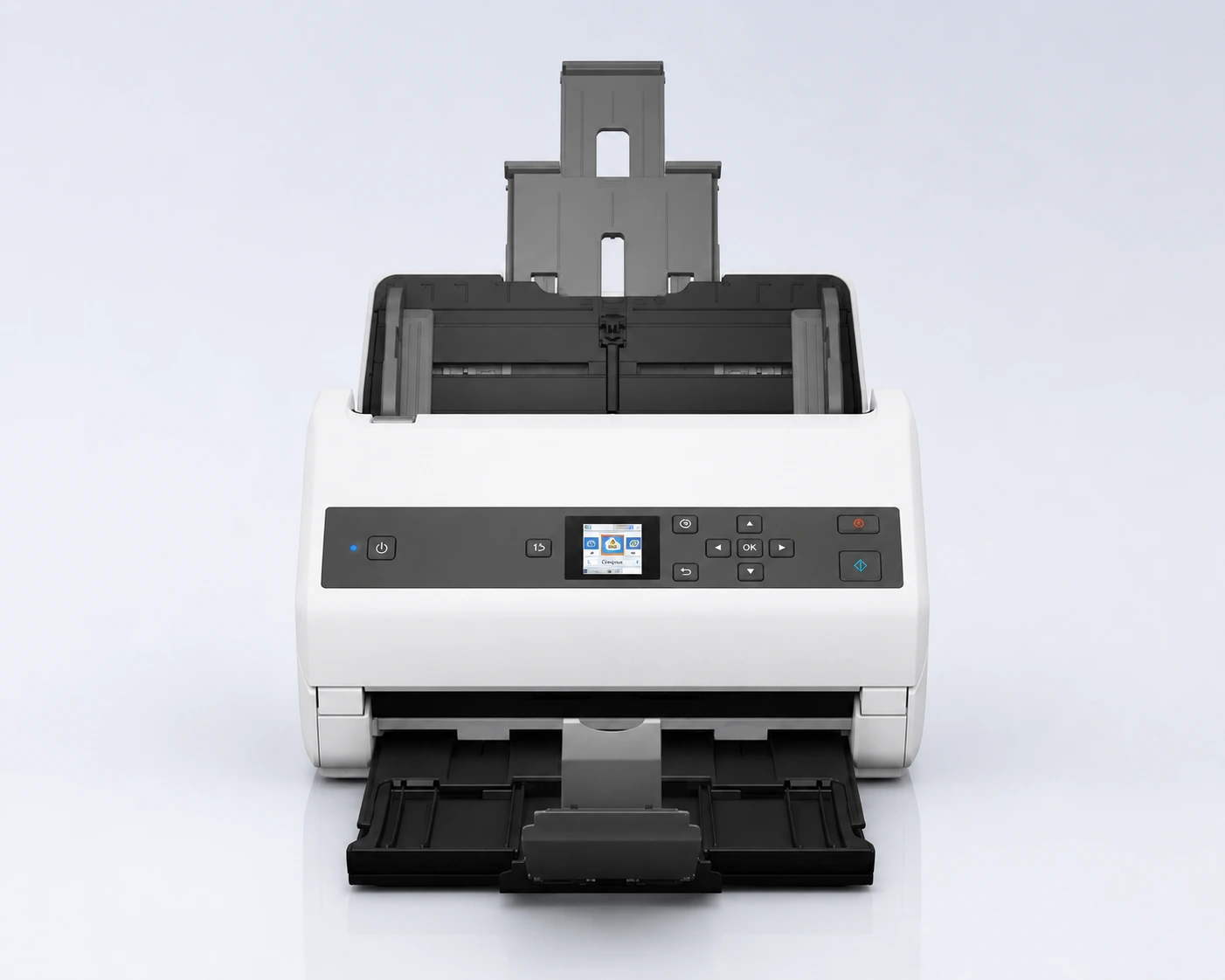 Epson WorkForce DS-870 A4 65ppm Auto Feed OCR Document Scanner — front view