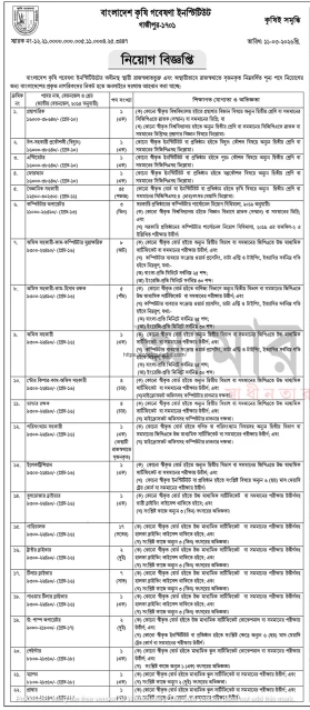 ব ল দ শ ক ষ গব ষণ ইনস ট ট উট ন য গ ব জ ঞপ ত ২০২৬ BARI Job Circular 2026 01.webp