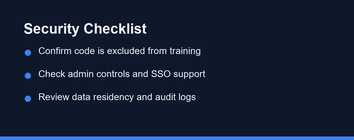 Security Checklist