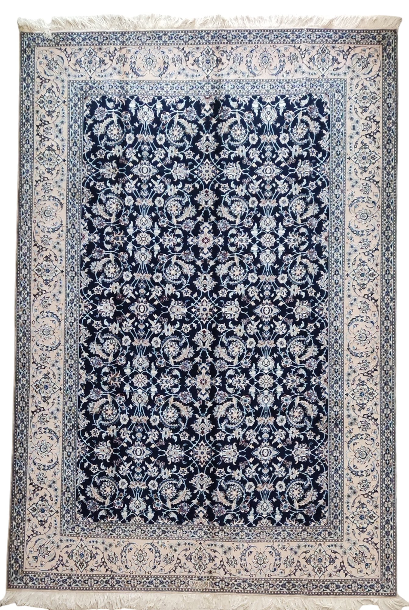 Tappeto Persiano Nain Extra Fine Firmato 185×280 cm