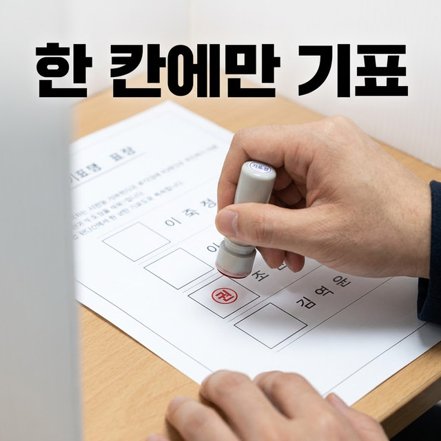 사전투표 시 주의사항 및 임기 정보